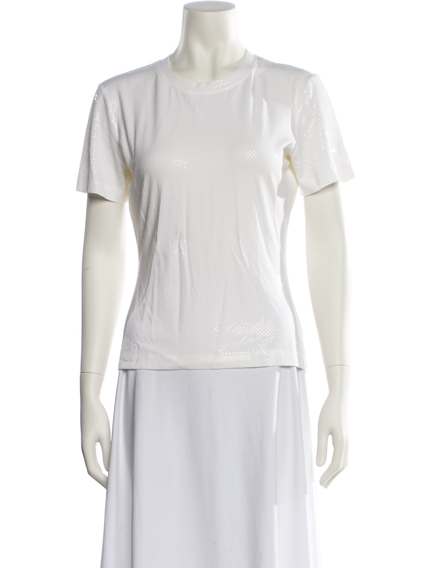 St. John Caviar Crew Neck Short Sleeve T-Shirt