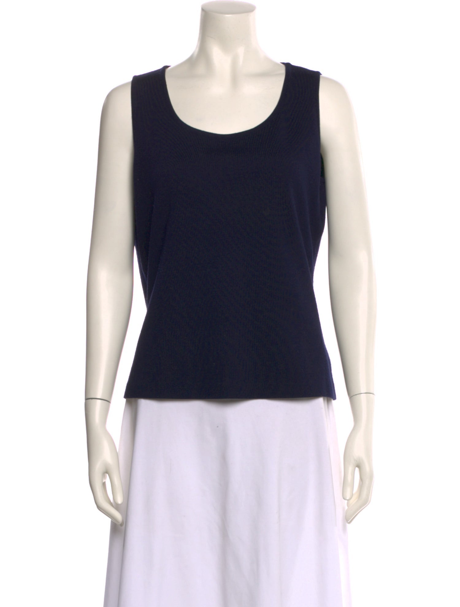 St. John Caviar Wool Scoop Neck Sweater