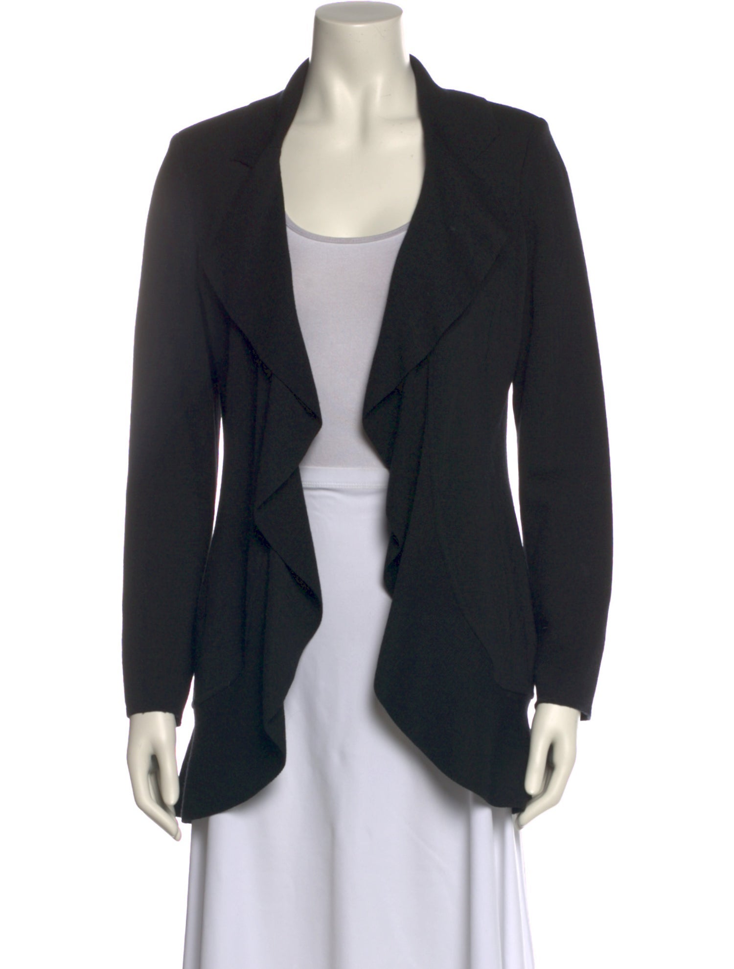 St. John Caviar Open Front Sweater