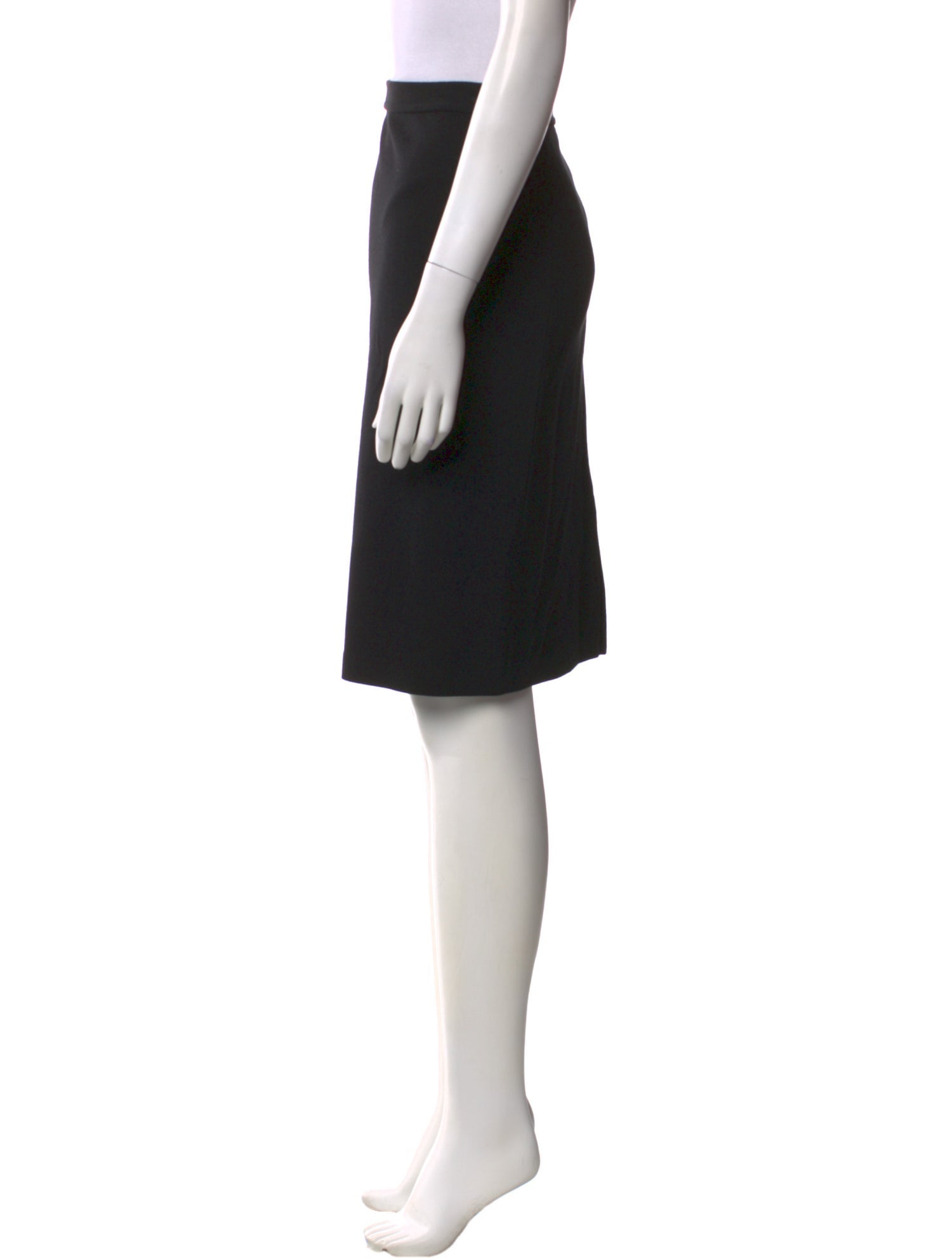 St. John Caviar Knee-Length Skirt