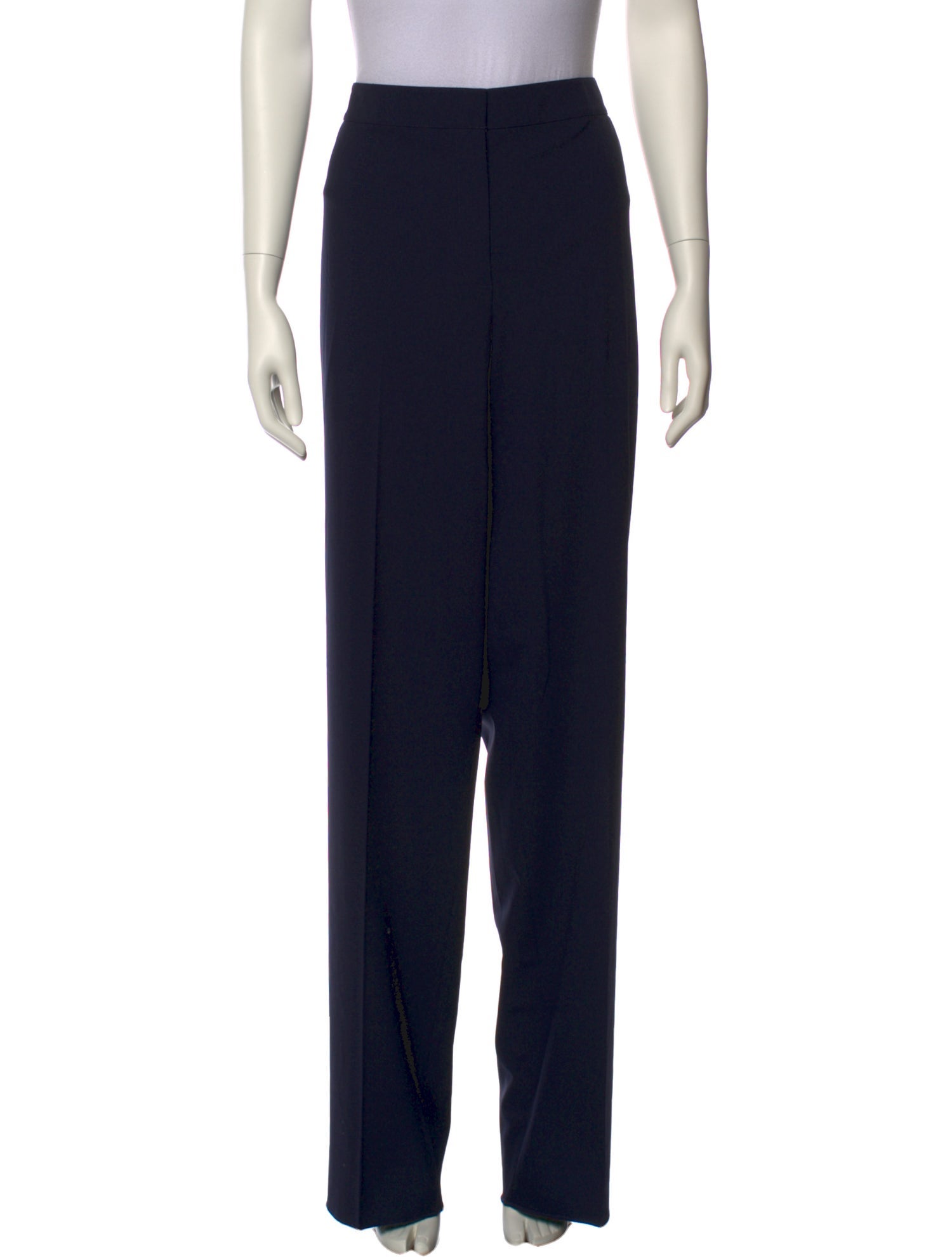St. John Caviar Wool Straight Leg Pants w/ Tags
