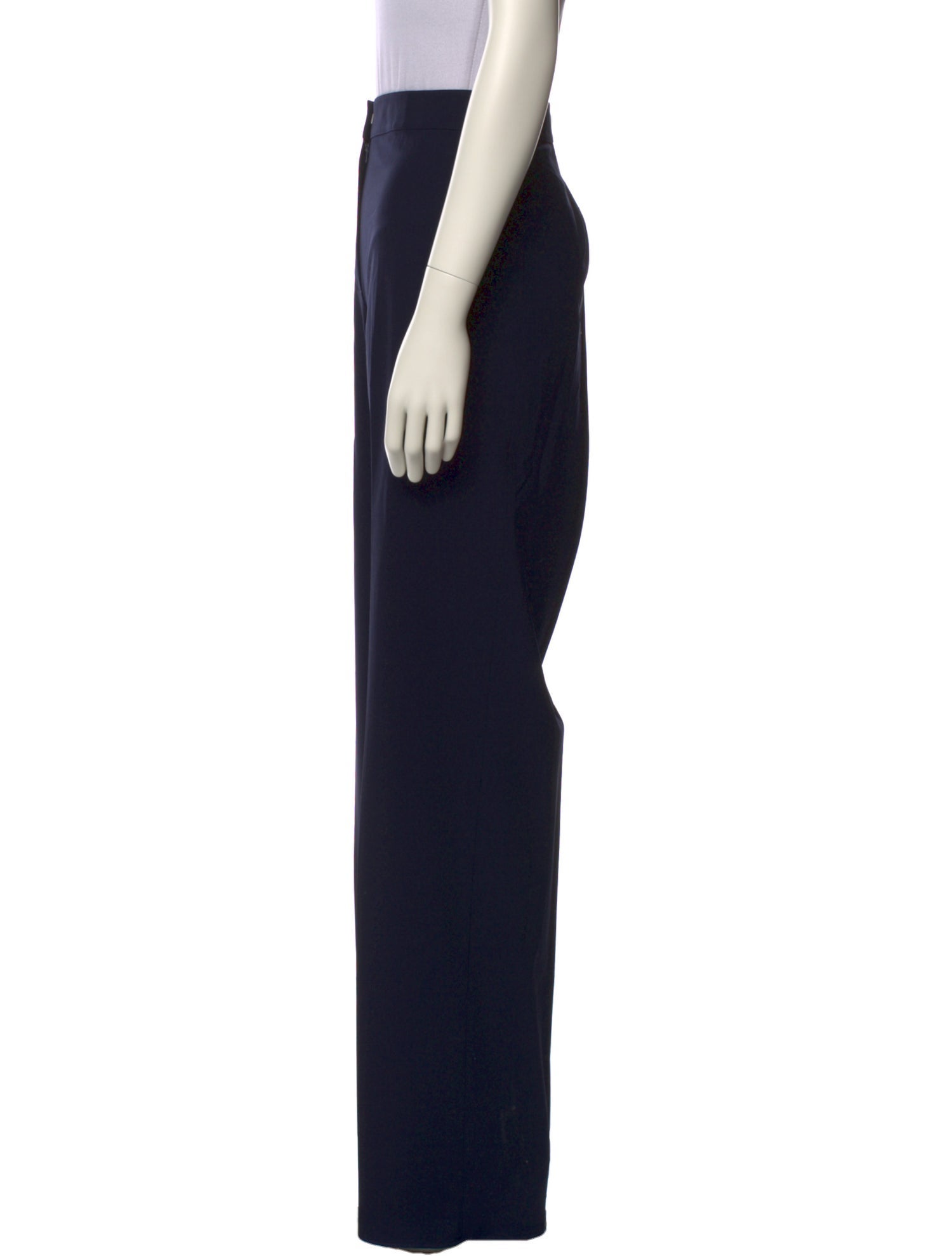 St. John Caviar Wool Straight Leg Pants w/ Tags