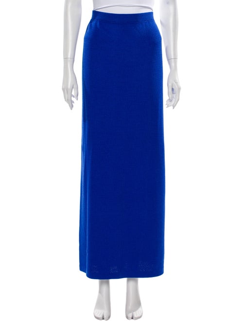 St John Evening Long Skirt Blue