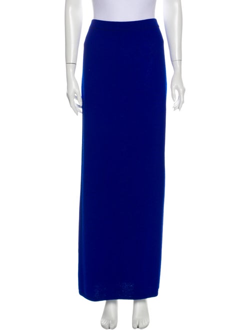 St John Evening Long Skirt Blue