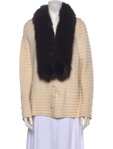 St. John Evening Knitwear Mock Neck Sweater US 10 | L