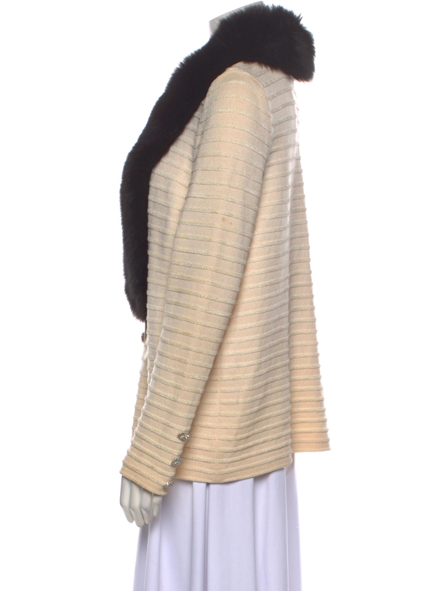 St. John Evening Mock Neck Sweater