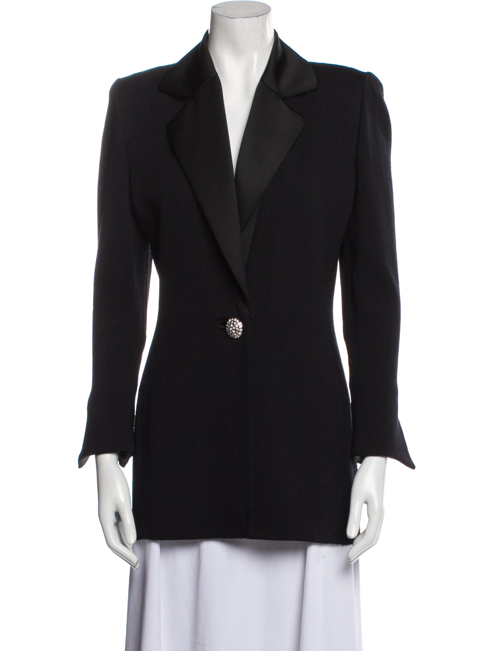 St. John Evening Blazer Black Jackets, Clothing SJETO28483 The