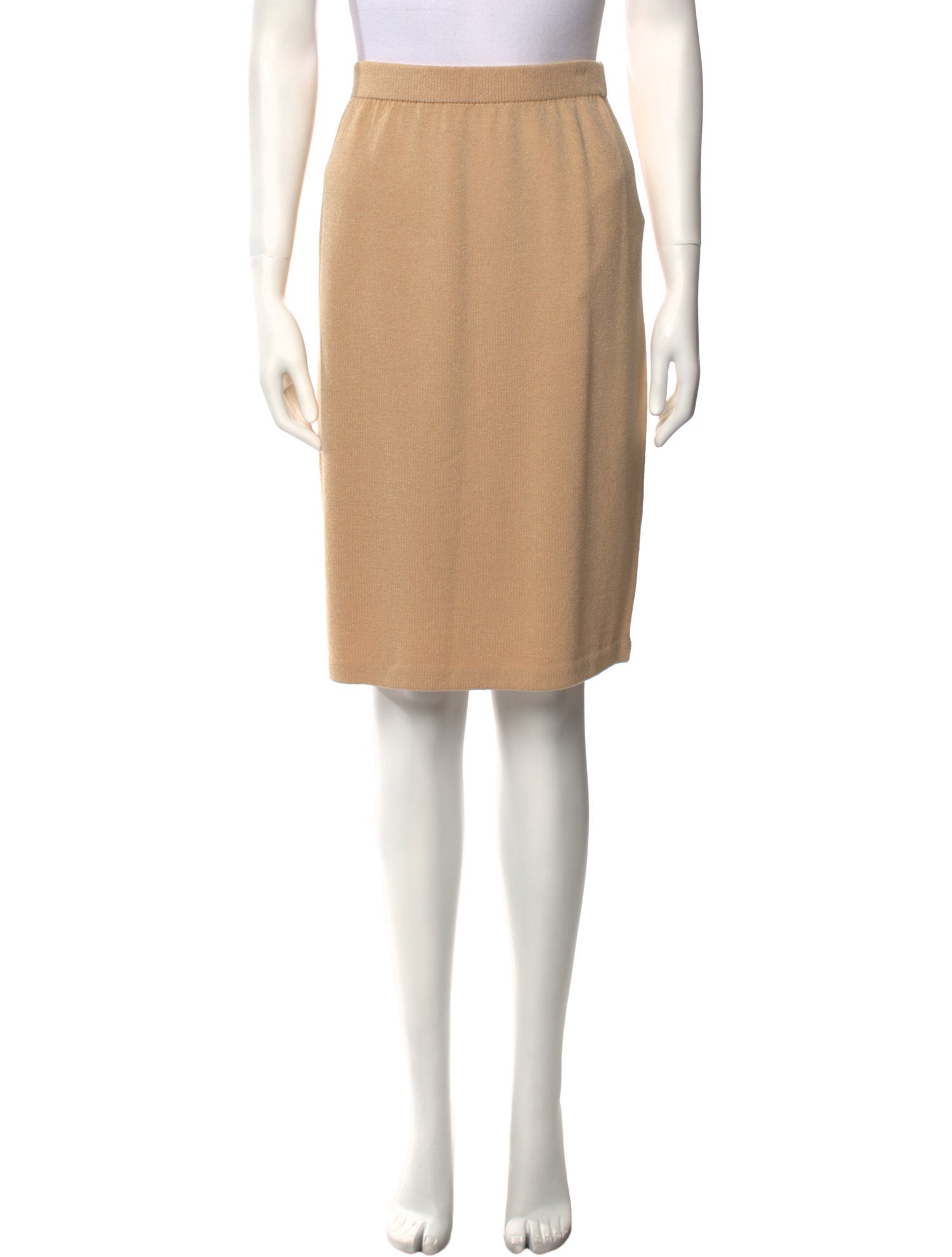 St. John Evening Crystal Embellishments Knee-Length Skirt