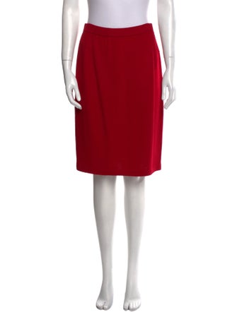 St. John Evening Sequin Embellishments Knee-Length Skirt