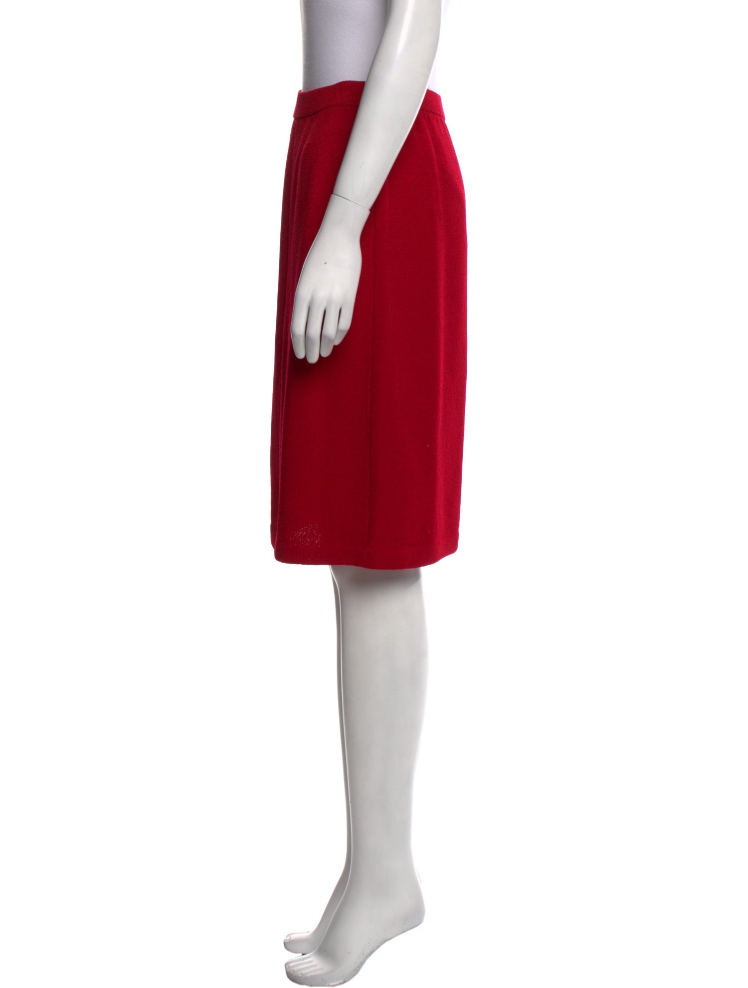 St. John Evening Sequin Embellishments Knee-Length Skirt