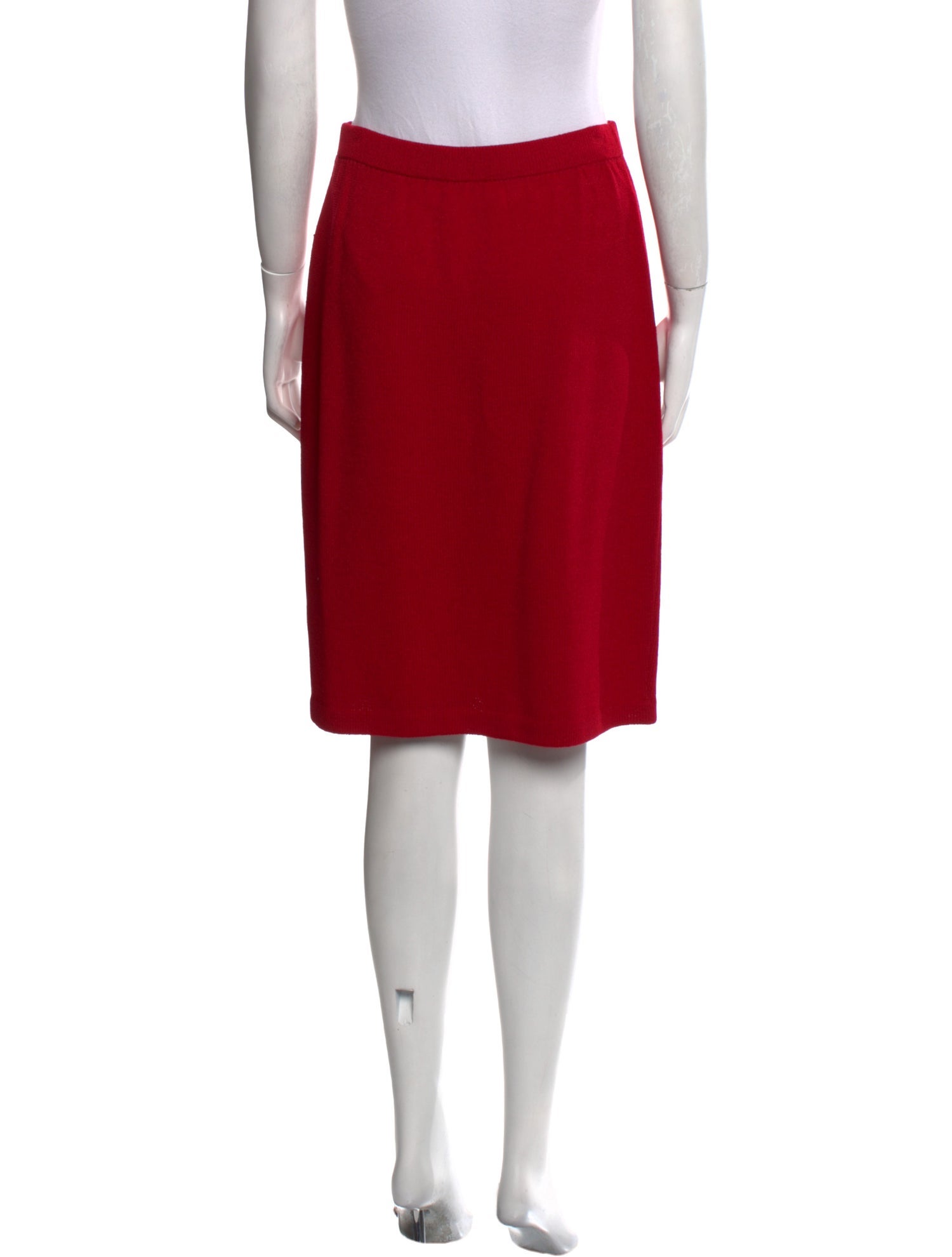 St. John Evening Sequin Embellishments Knee-Length Skirt