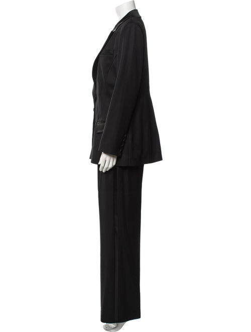 St. John Evening Wool Printed Pantsuit