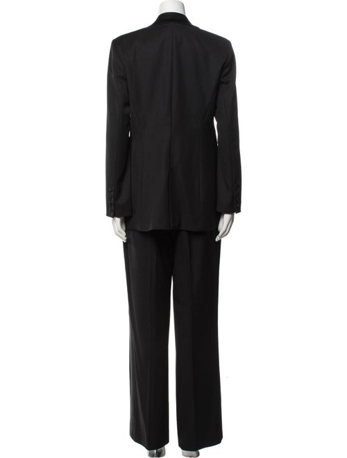 St. John Evening Wool Printed Pantsuit