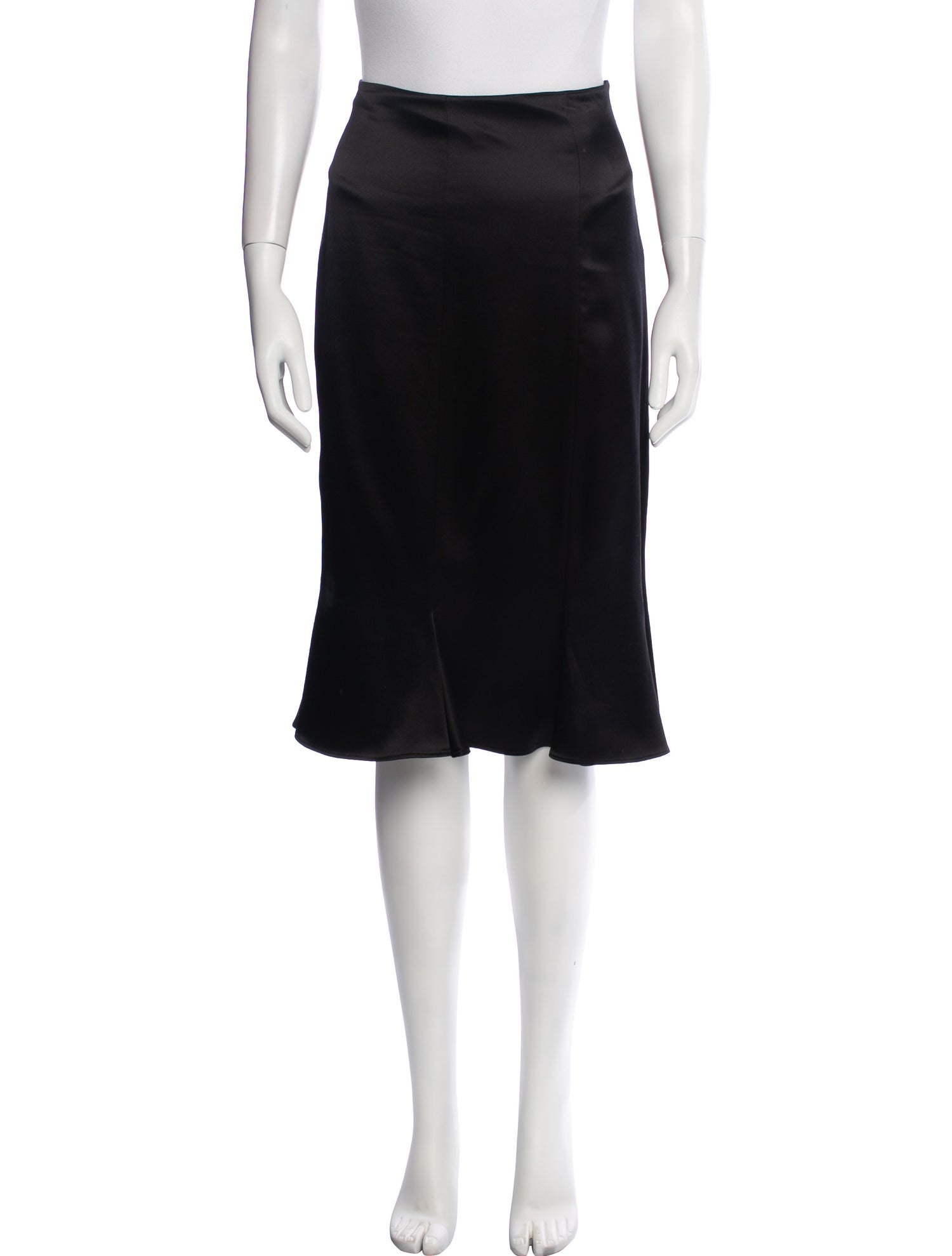 St. John Evening Silk Knee-Length Skirt