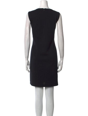 St. John Evening V-Neck Mini Dress