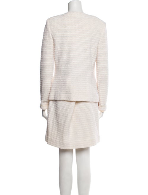 St. John Evening Wool Crystal Embellishments Skirt Set