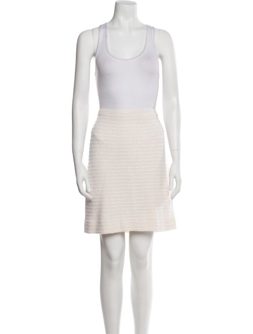 St. John Evening Wool Crystal Embellishments Skirt Set