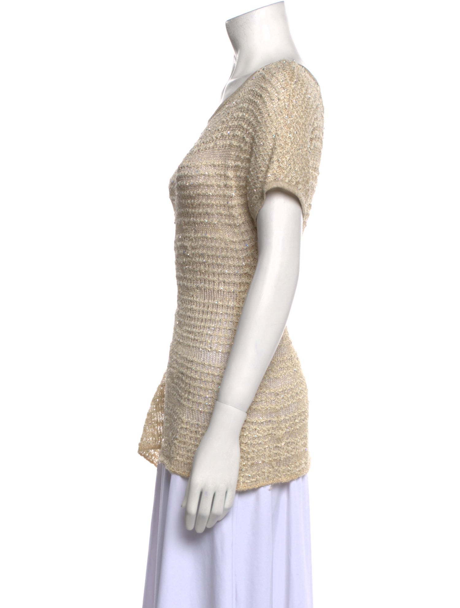 St. John Evening Scoop Neck Sweater