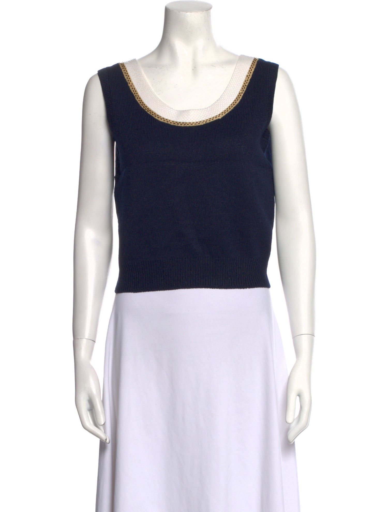 St. John Evening Scoop Neck Sweater