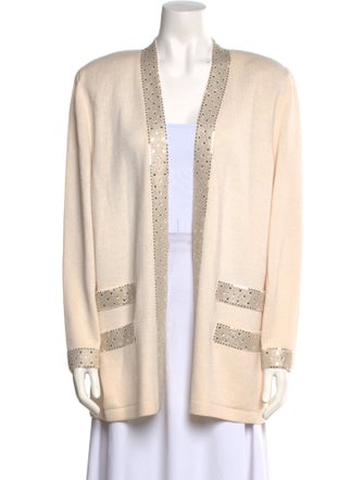 St. John Evening Open Front Sweater