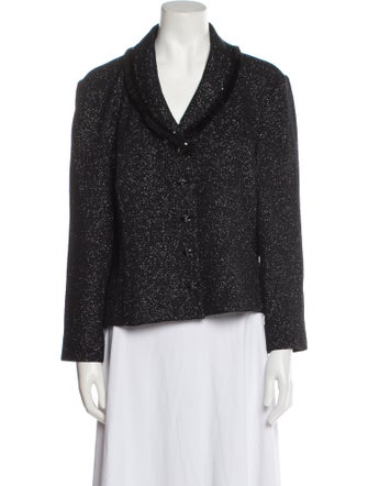 St. John Evening Patterned Evening Jacket