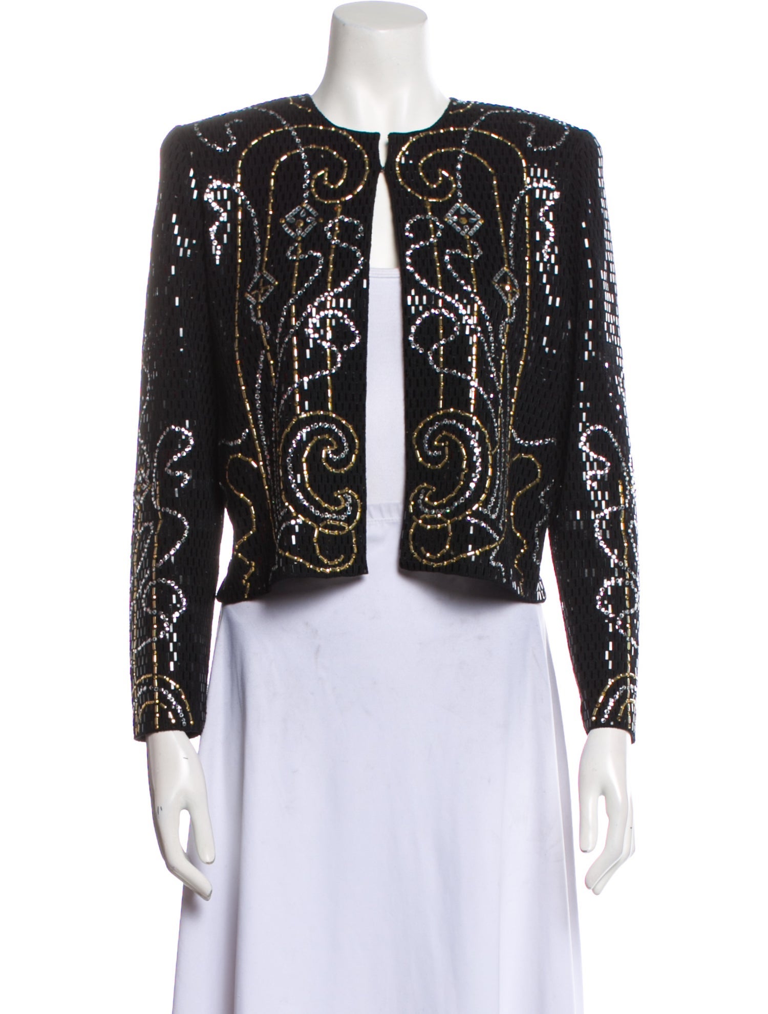 St. John Evening Printed Evening Jacket