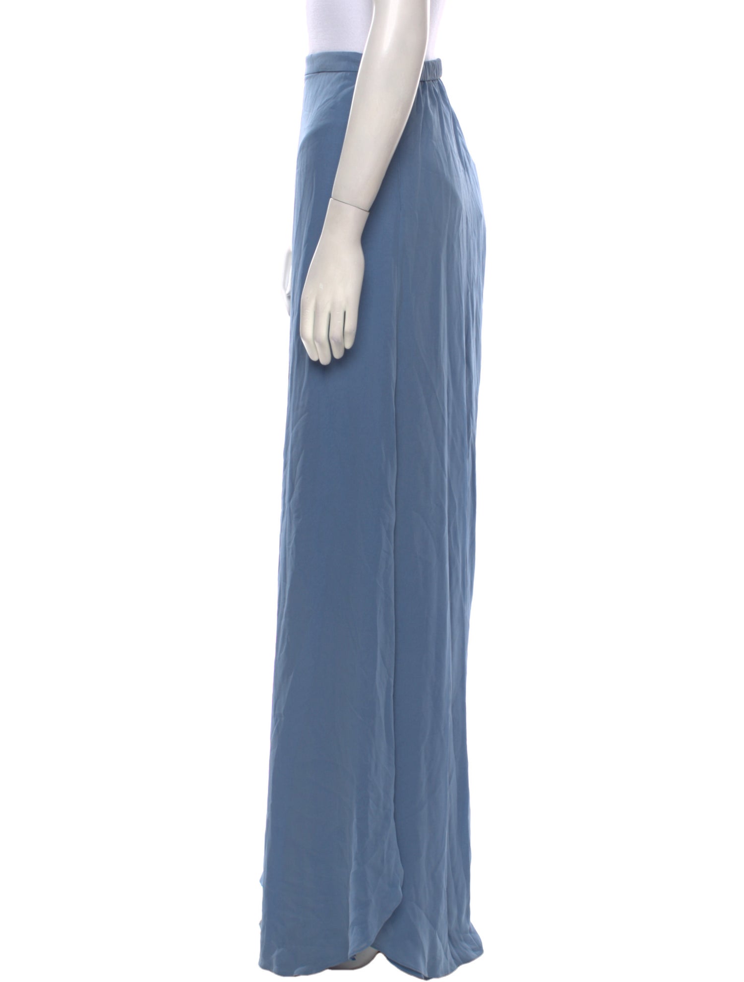 St. John Evening Silk Wide Leg Pants