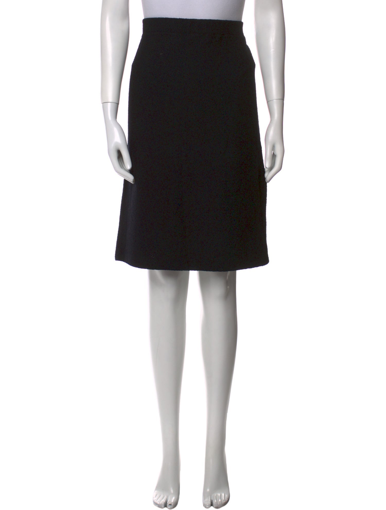 St. John Evening Wool Knee-Length Skirt