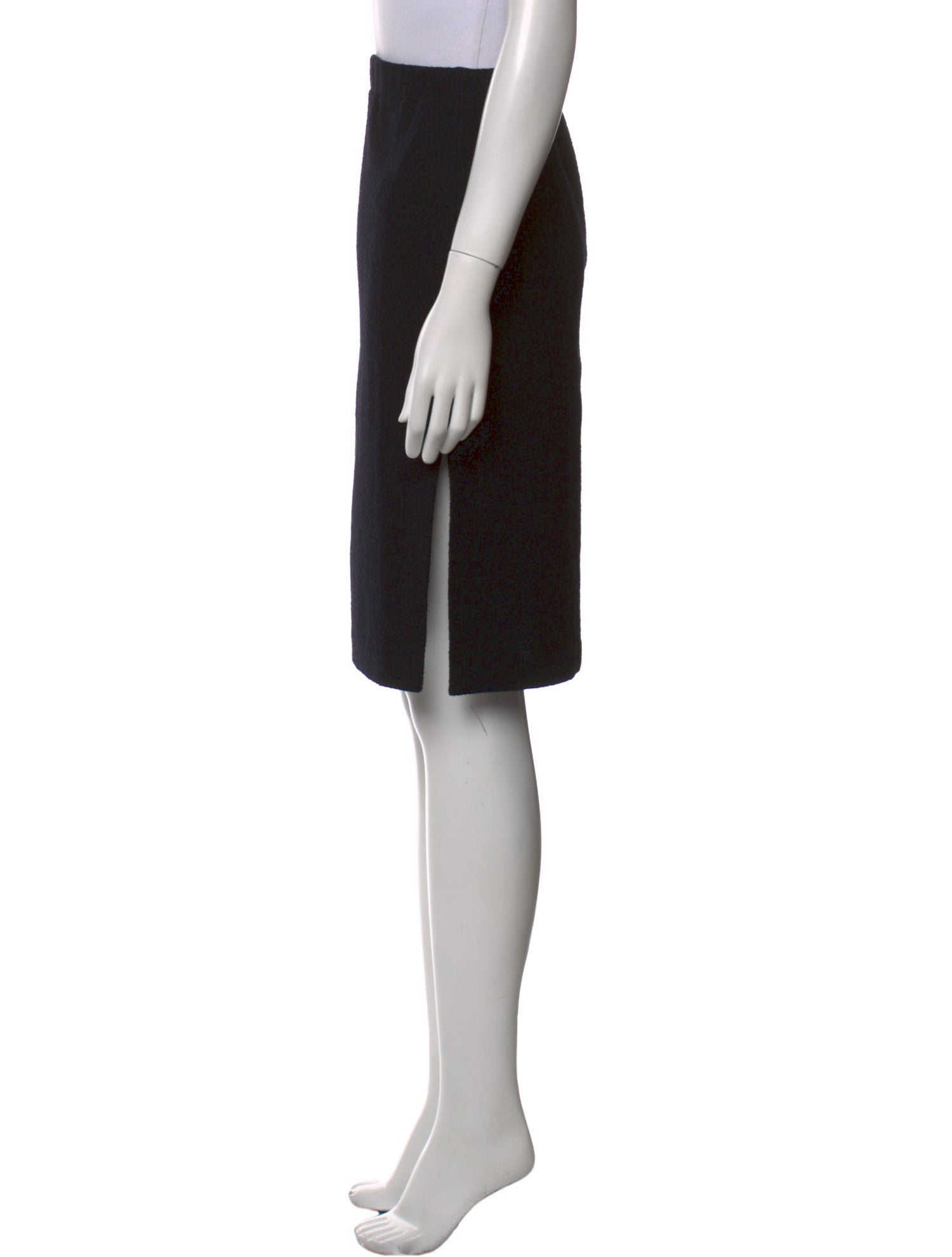St. John Evening Wool Knee-Length Skirt