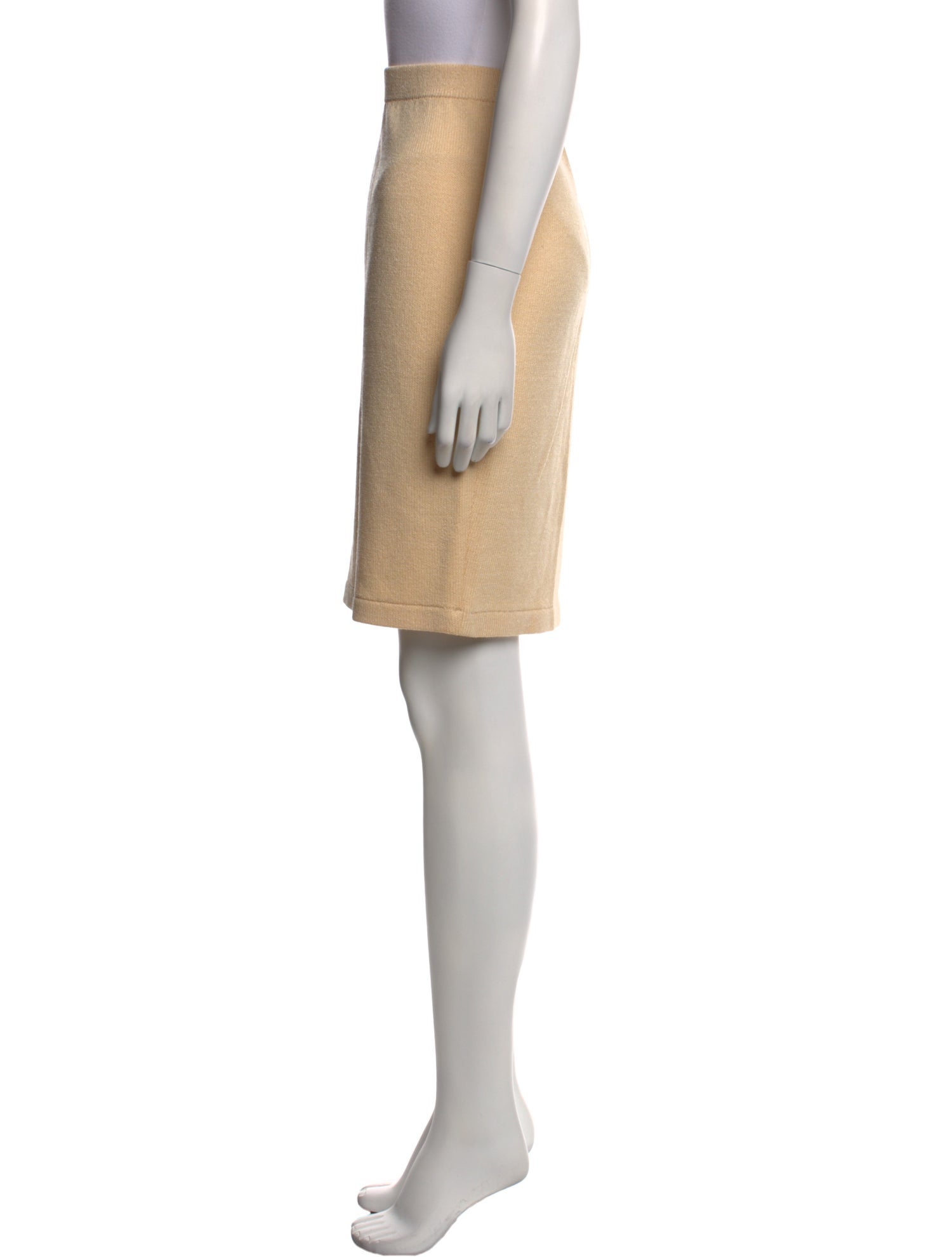 St. John Evening Wool Knee-Length Skirt