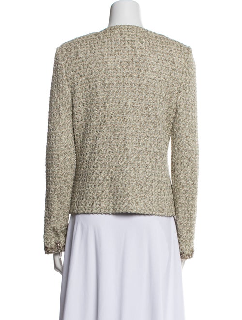 St. John Evening Wool Tweed Pattern Jacket