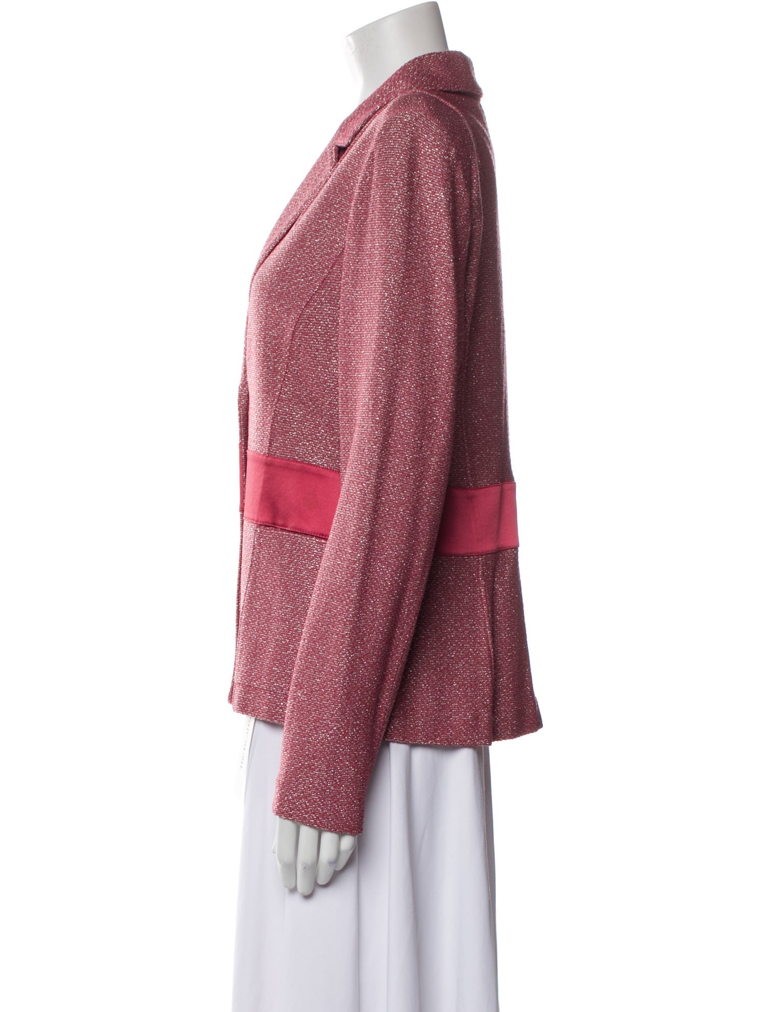 St. John Evening Tweed Pattern Blazer