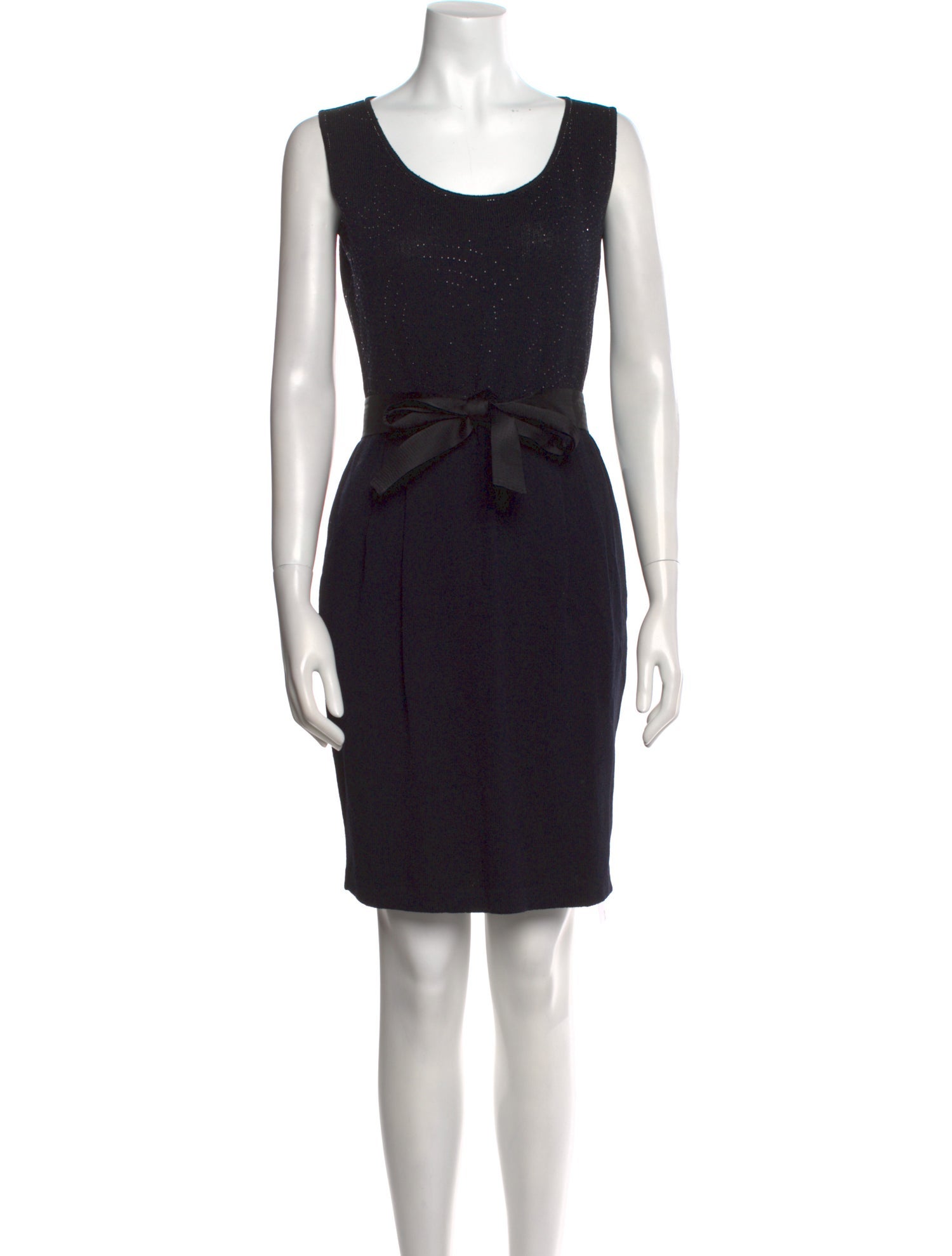 St. John Evening Wool Mini Dress