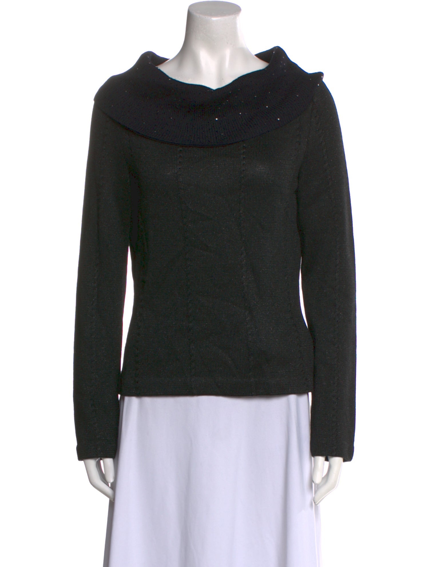 St. John Evening Cowl Neck Sweater