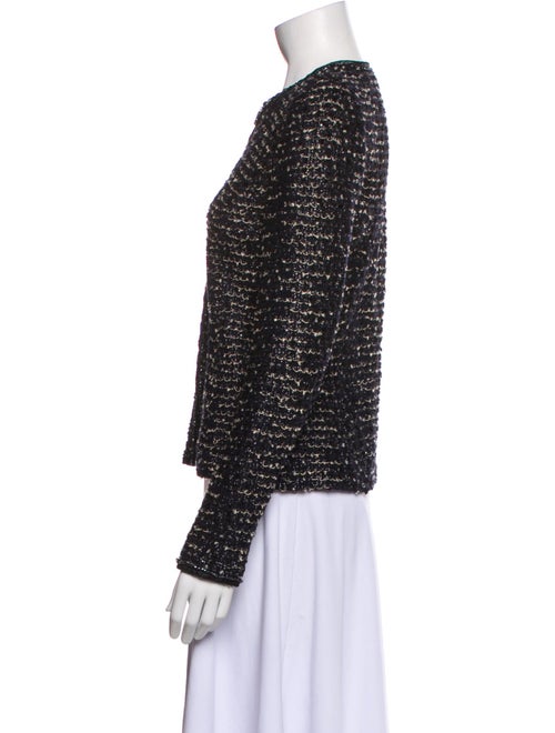 St. John Evening Tweed Patterned Evening Jacket