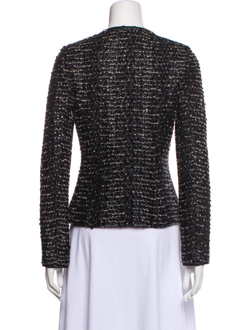 St. John Evening Tweed Patterned Evening Jacket