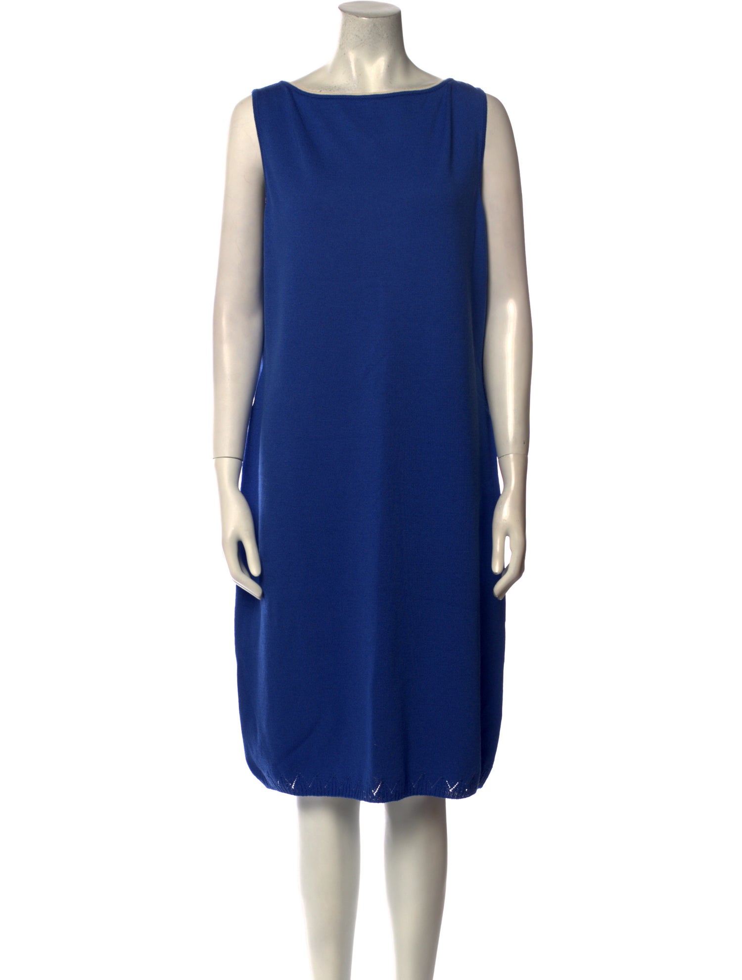 St. John Evening Wool Knee-Length Dress