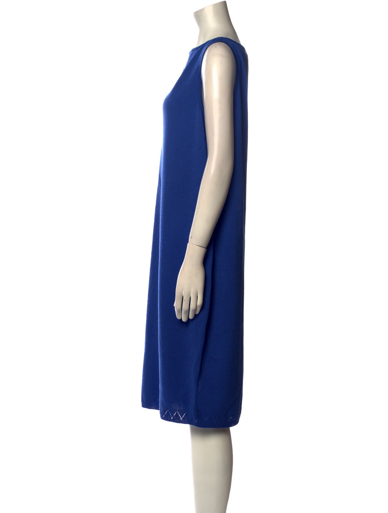 St. John Evening Wool Knee-Length Dress