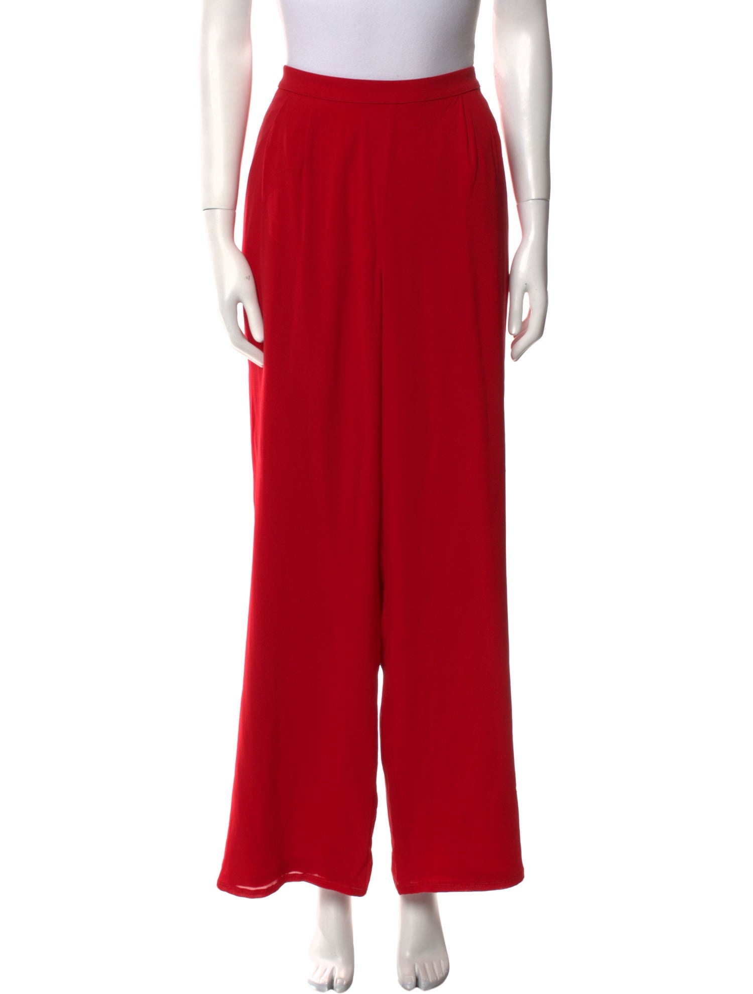 St. John Evening Silk Wide Leg Pants