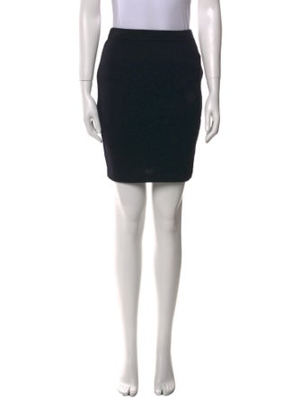 St. John Evening Wool Mini Skirt