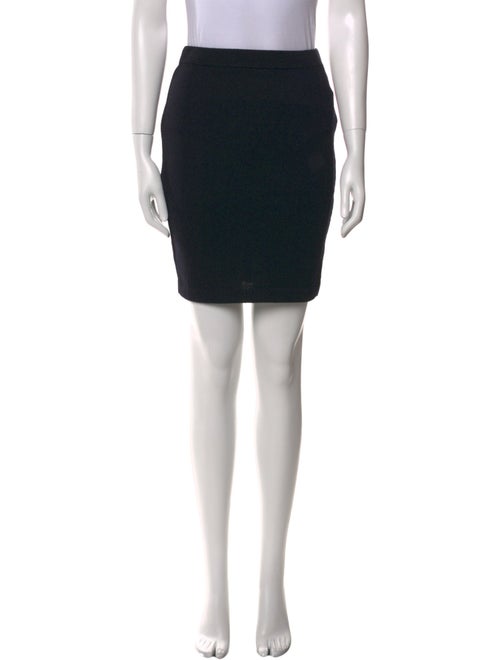 St. John Evening Wool Mini Skirt