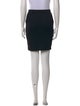 St. John Evening Wool Mini Skirt