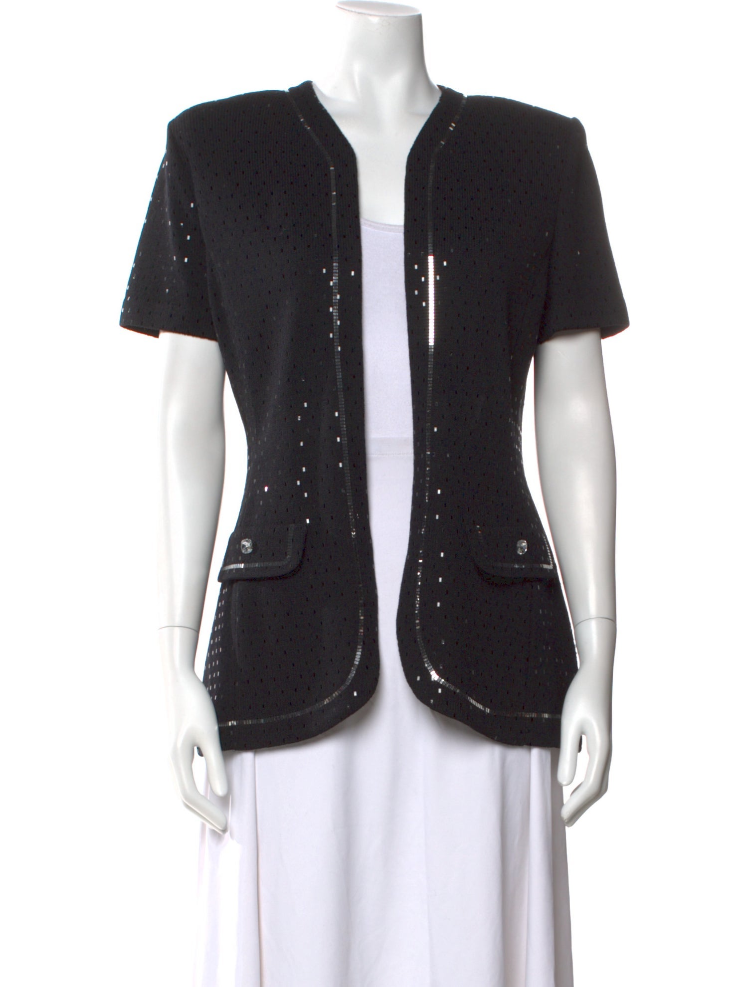 St. John Evening Open Front Sweater