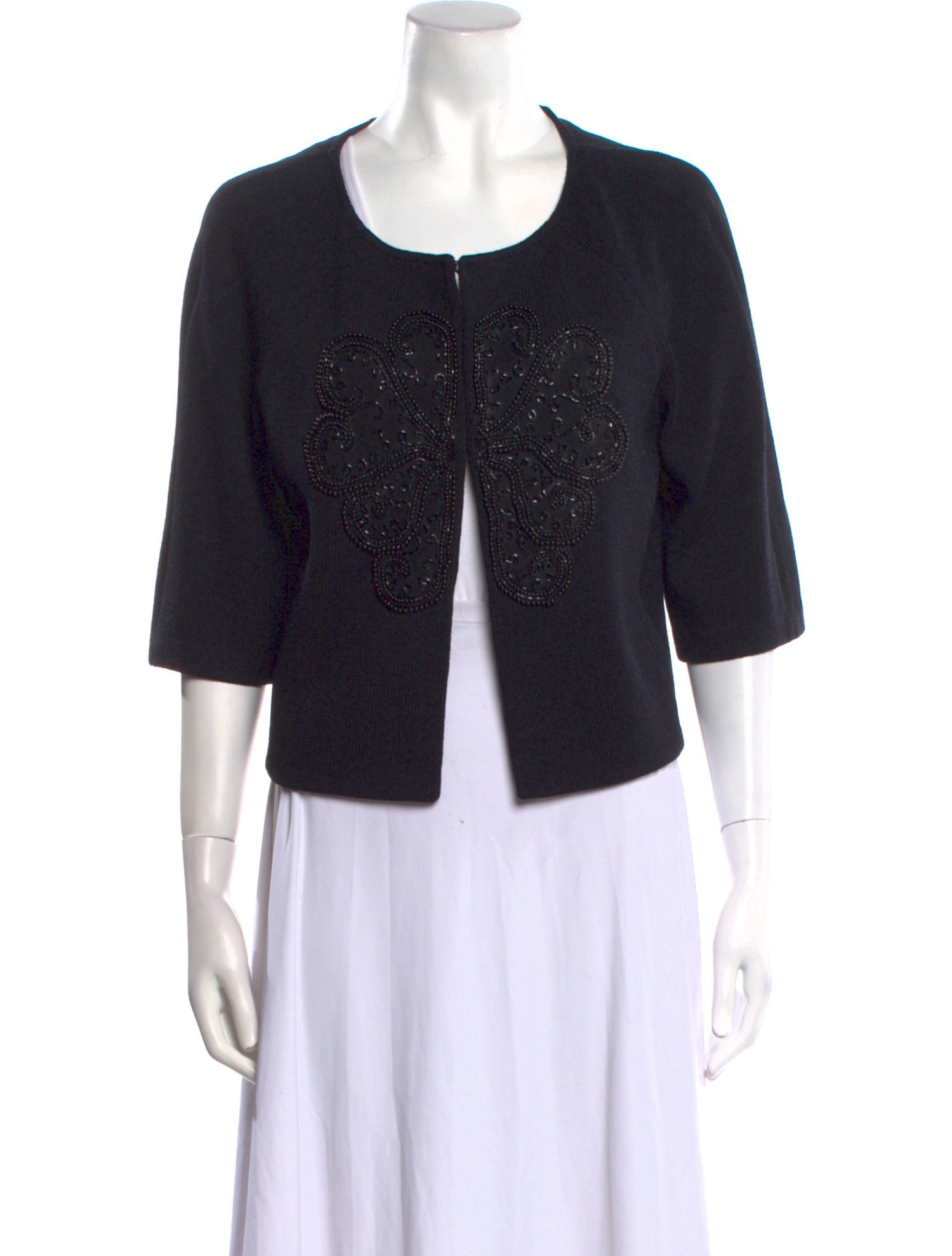 St. John Evening Scoop Neck Sweater