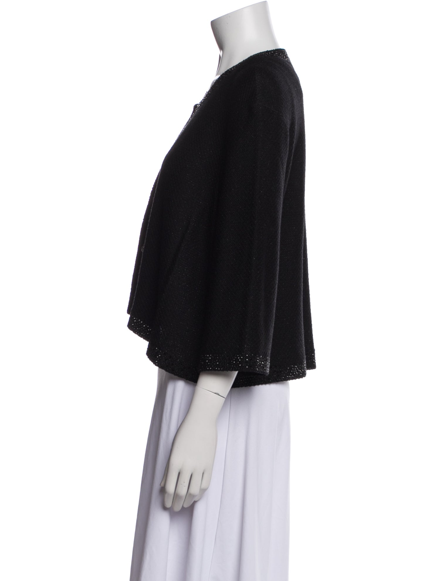 St. John Evening Wool Crew Neck Sweater