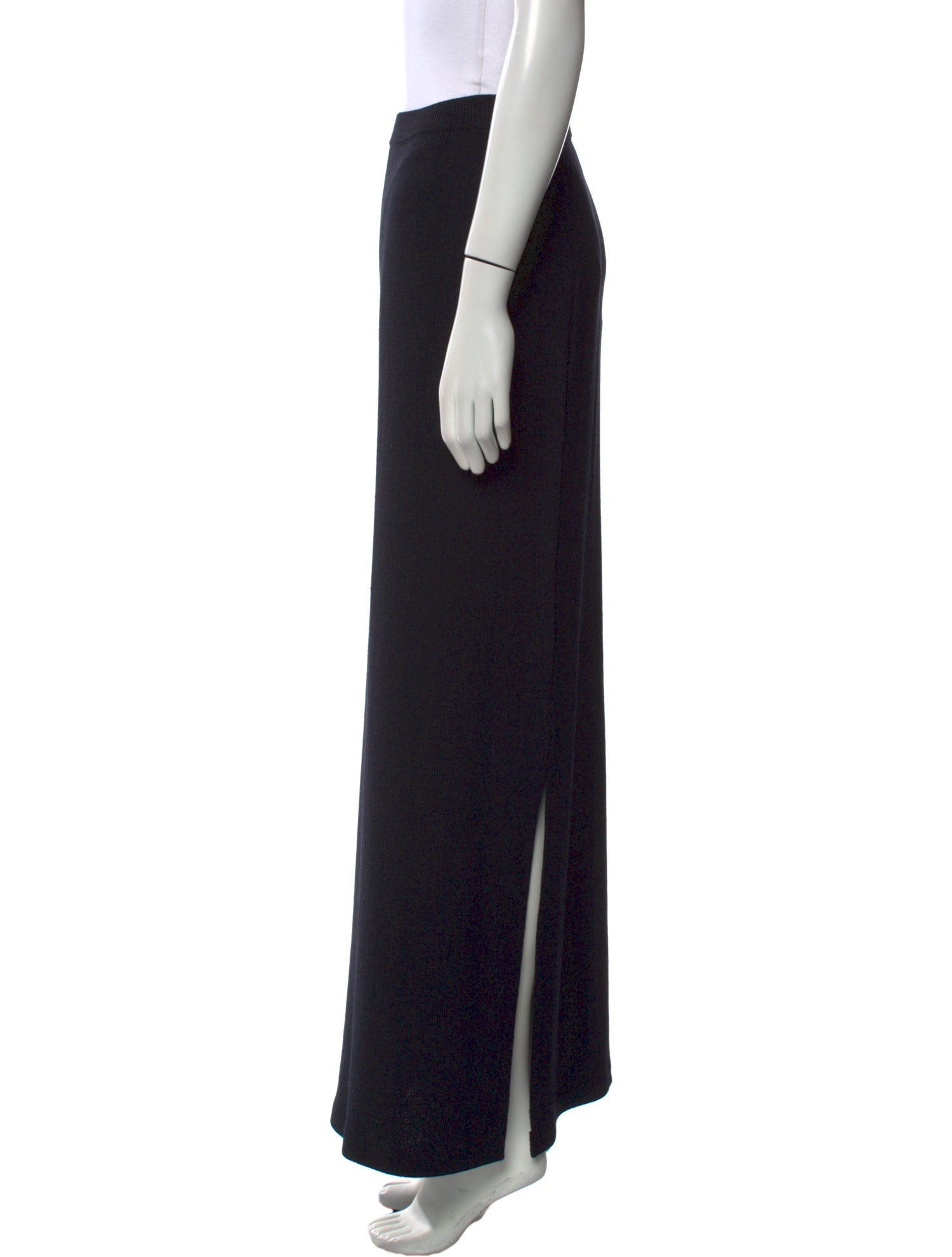 St. John Evening Pleated Accents Long Skirt