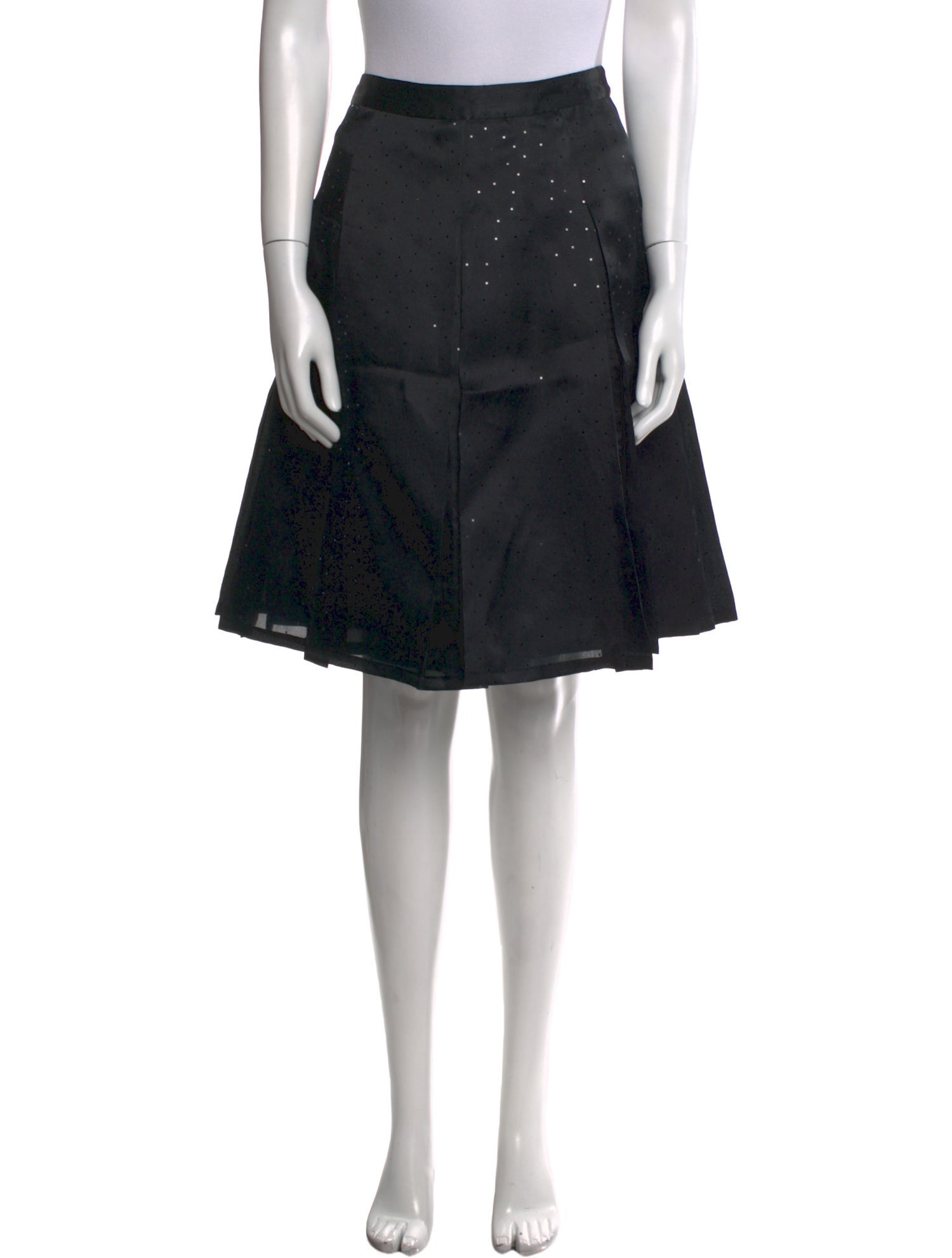 St. John Evening Silk Knee-Length Skirt w/ Tags