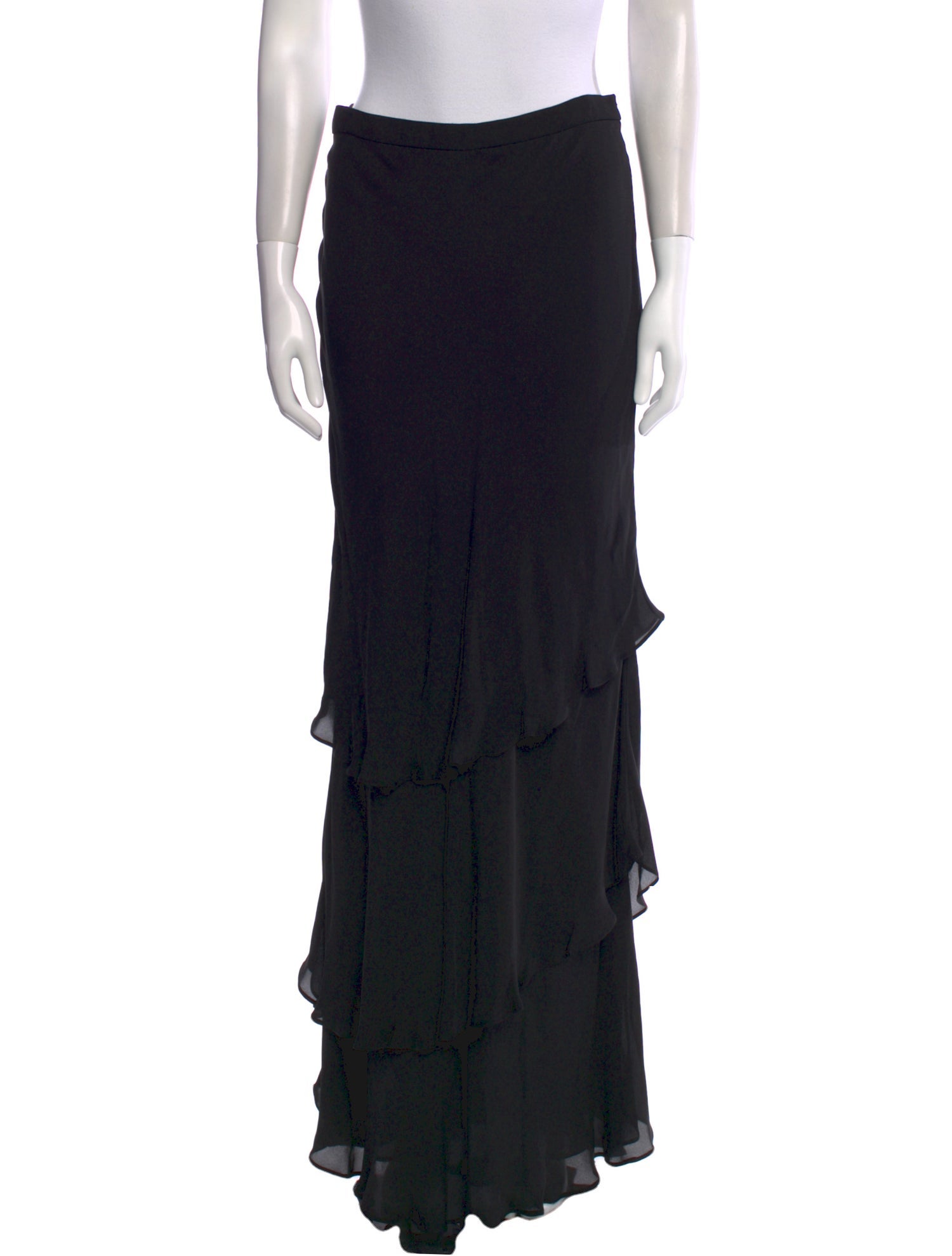 St. John Evening Silk Long Skirt