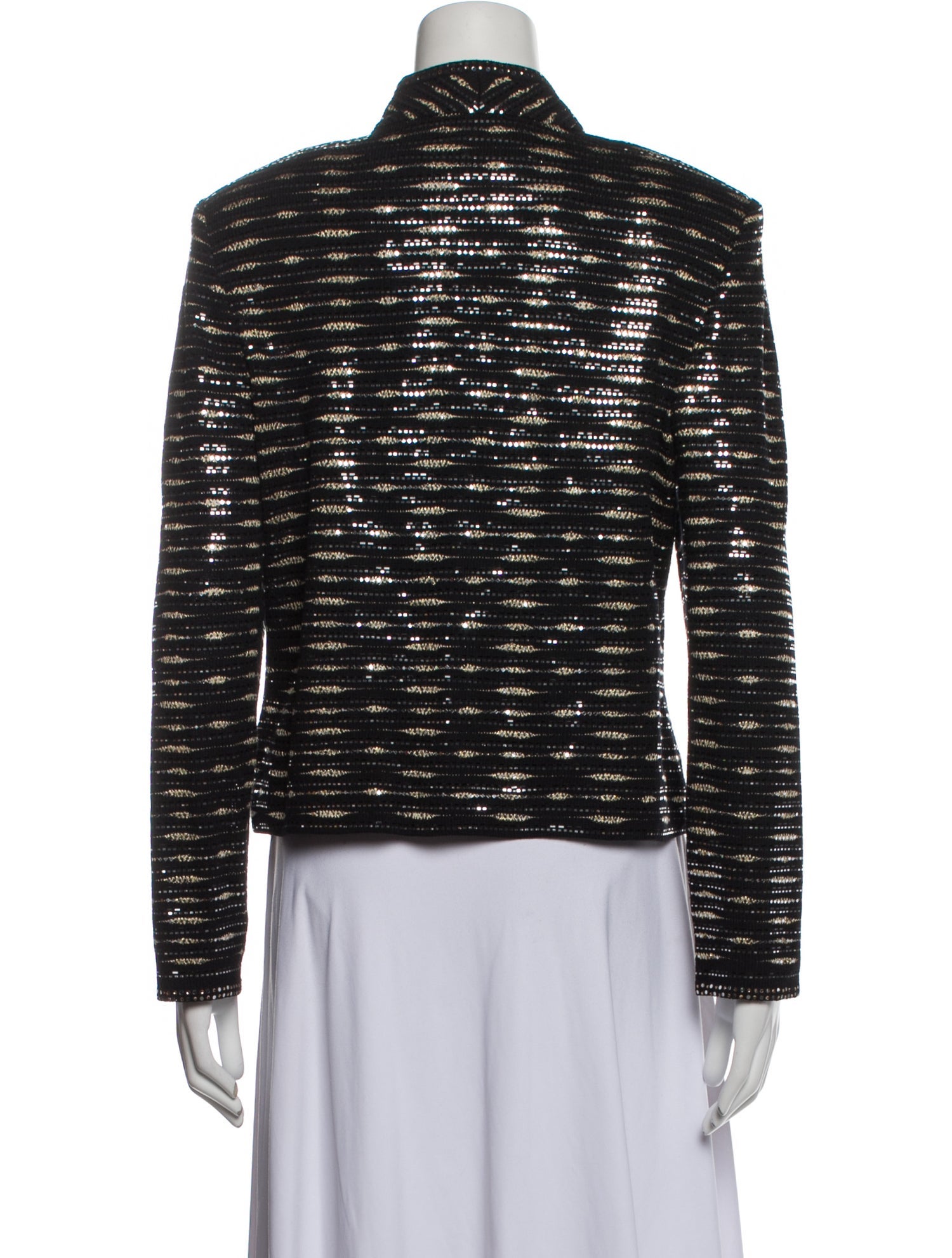 St. John Evening Striped Evening Jacket