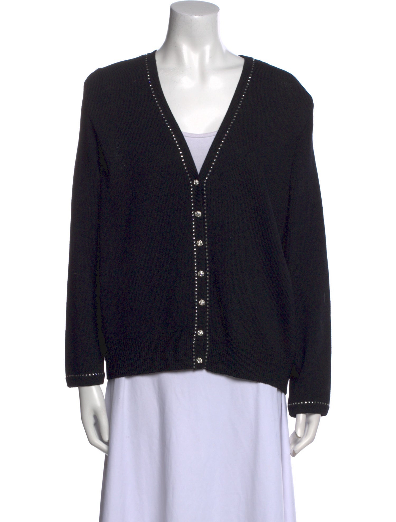 St. John Evening V-Neck Sweater